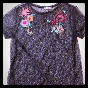 Soft and delicate purple blouse